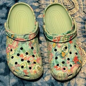 Little Mermaid Crocs with 2 jibbits